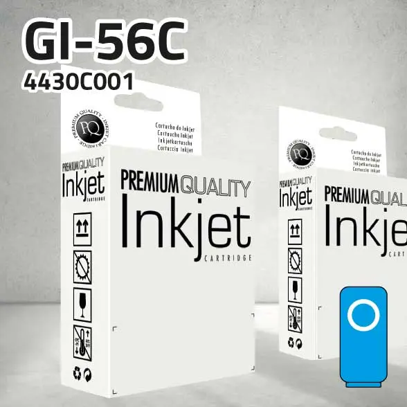 Cartucho Canon 4430C001 (GI-56C) Botella cian pigmentado | 14.000 páginas | compatible