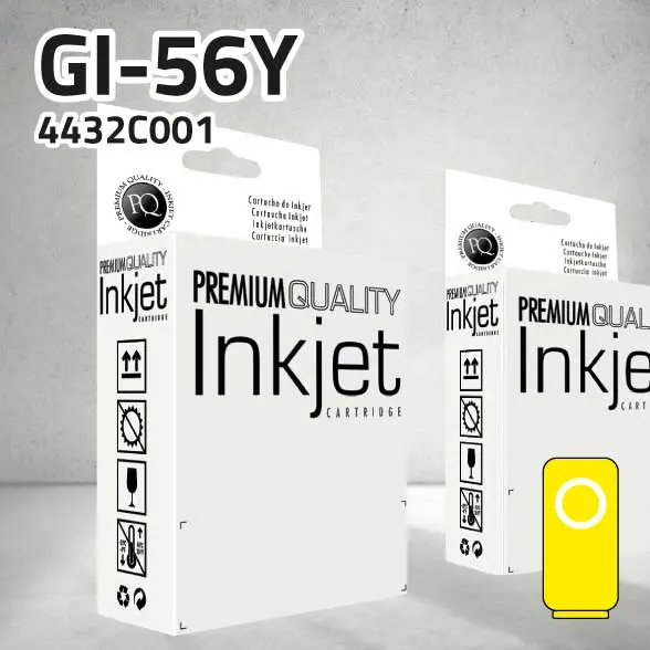 [CLCCGI56Y] Cartucho Canon 4432C001 (GI-56Y) Botella amarillo pigmentado | 14.000 páginas | compatible