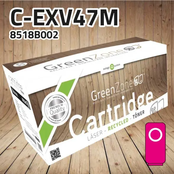 Tóner Canon (C-EXV47M) 8518B002 magenta | 21.500 páginas | Green Zone