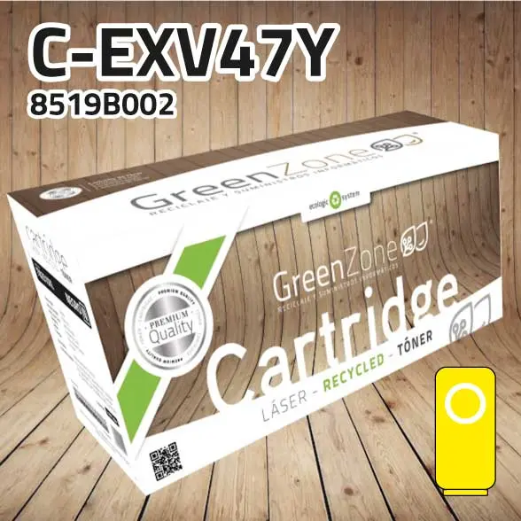 [GCTCEXV47Y] Tóner Canon (C-EXV47Y) 8519B002 amarillo | 21.500 páginas | Green Zone