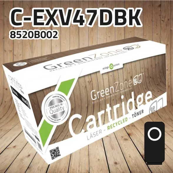 Tambor Canon (C-EXV47DBK) 8520B002 negro | 39.000 páginas | Green Zone