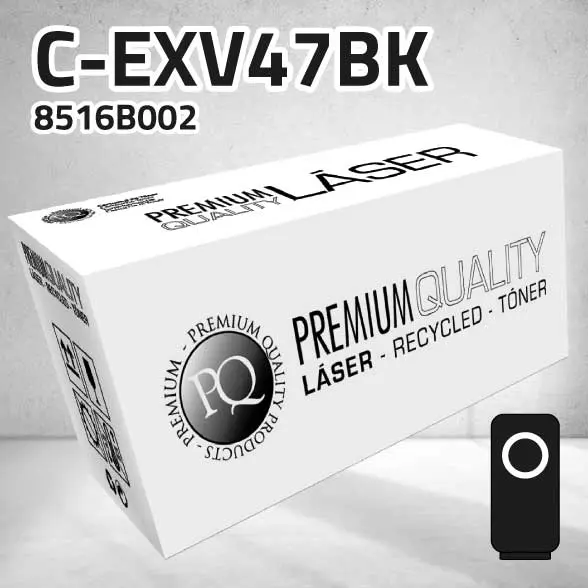 Tóner Canon (C-EXV47BK) 8516B002 negro | 19.000 páginas | compatible