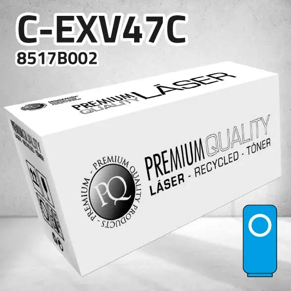 [CLCTCEXV47C] Tóner Canon (C-EXV47C) 8517B002 cian | 21.500 páginas | compatible