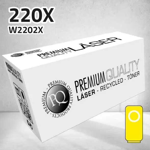[CLHTW2202XY] Tóner HP W2202X (220X) amarillo | 5.5000 páginas | compatible