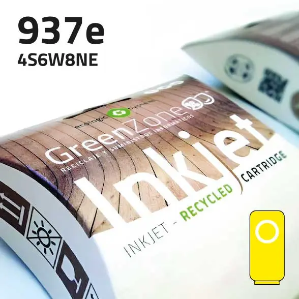 [GHCS6W8XY] Cartucho HP 4S6W8NE (937e XL) amarillo | 1.650 páginas | Green Zone