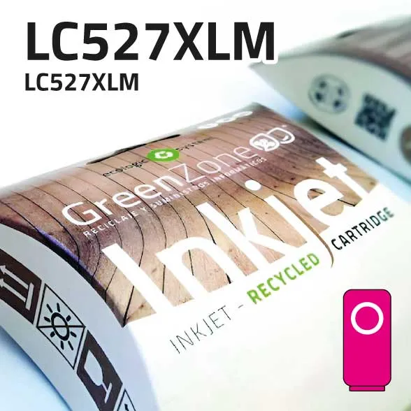 [GBCLC527XM] Cartucho Brother LC527XL magenta pigmentado | 2.000 páginas | Green Zone