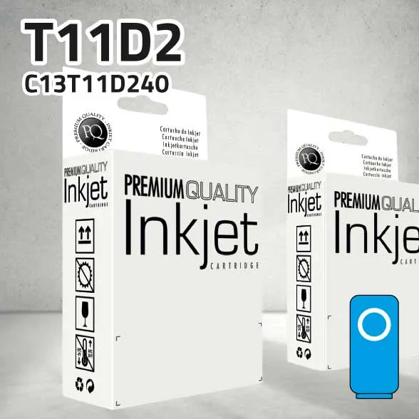 [CLECT11D2XC] Cartucho Epson T11D2 XL cian pigmentado | 5.000 páginas | compatible