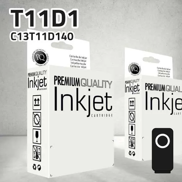 [CLECT11D1XN] Cartucho Epson T11D1 XL negro pigmentado | 5.000 páginas | compatible