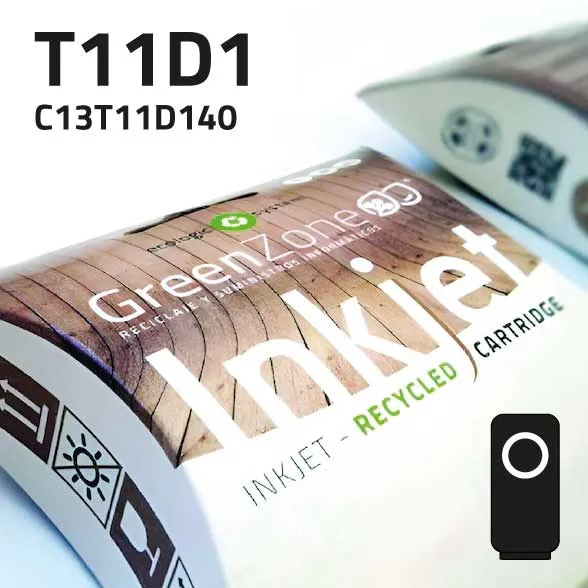 [GECT11D1XN] Cartucho Epson T11D1 XL negro pigmentado | 5.000 páginas | Green Zone