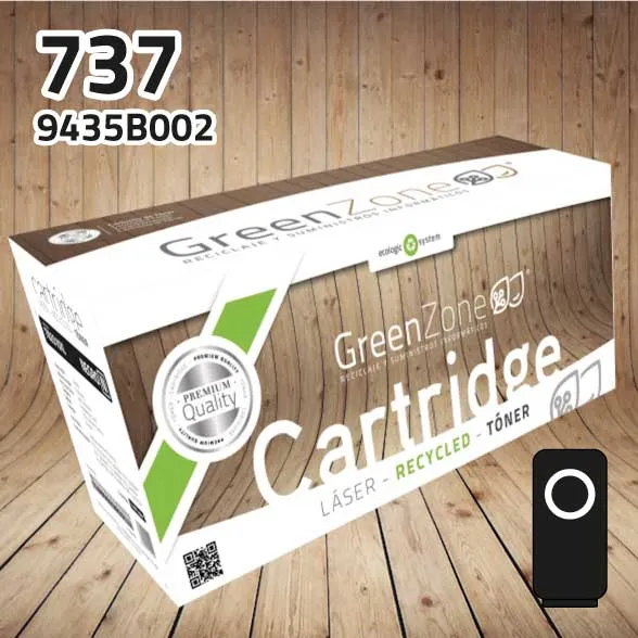 [GCT9435N] Tóner Canon (737) 9435B002 negro | 2.400 páginas | Green Zone