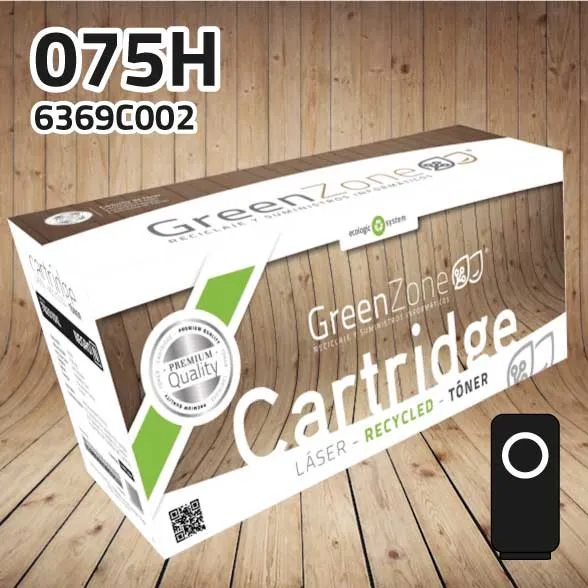 [GCT075HN] Tóner Canon 6369C002 (075H) negro | 3.200 páginas | Green Zone